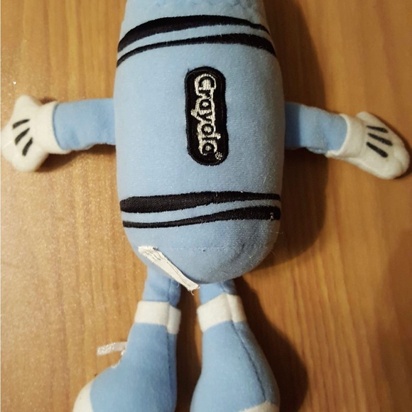 Crayola Toys Vintage Crayola Blue Crayon Plush Rare Baby Blue Crayon Poshmark